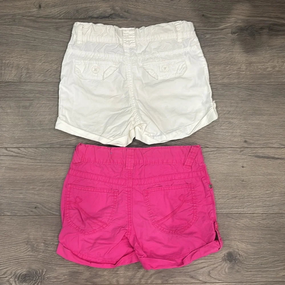 The Children's Place White & Pink Shorts Bundle